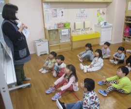 手洗いうがい指導(ばなな)