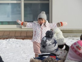 雪中運動会【ちゅうりっぷ組・たんぽぽ組】